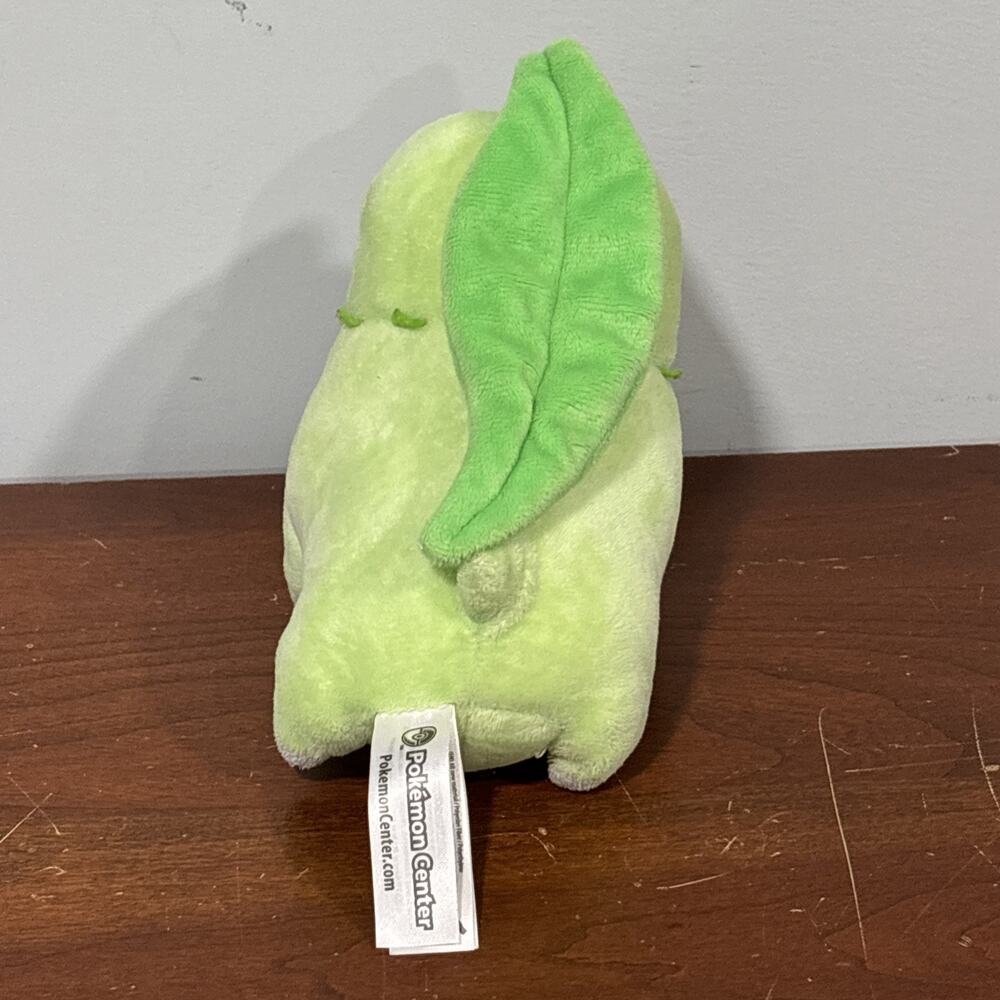 Pokemon Center Chikorita Plush Soft Stuffed Toy 2017 - Picture 3 of 8